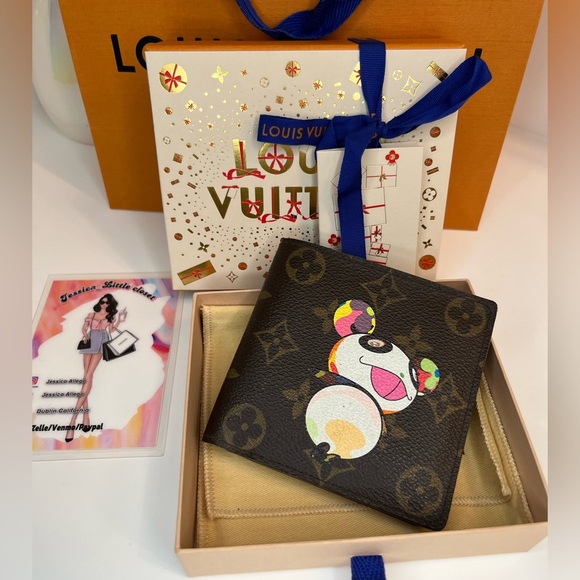 🎀LOUIS VUITTON x Takashi Murakami 2004 Marco wallet - Picture 5 of 12
